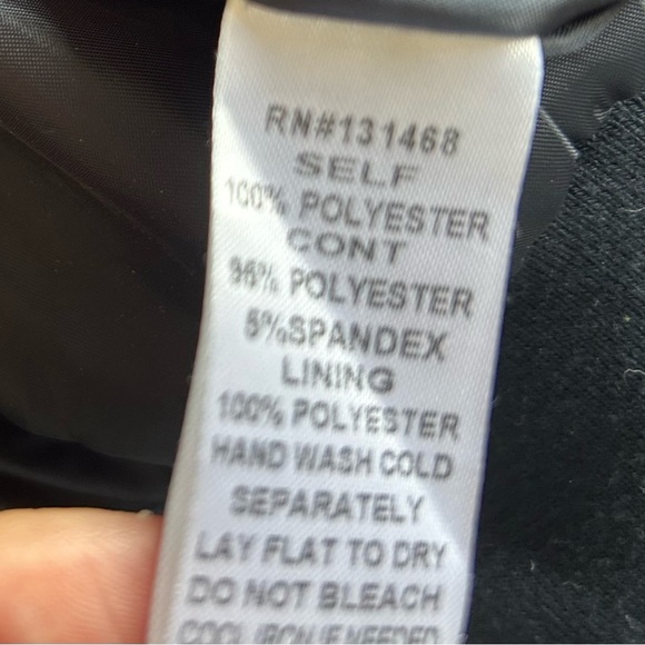 FATE by LFD Black Velour Lined Jacket Size Small - Picture 10 of 12